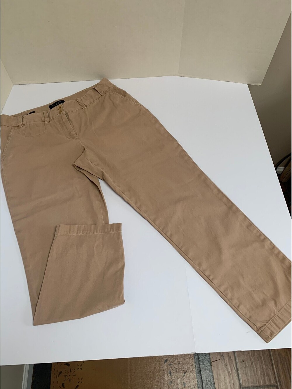 Talbots Signature Khaki Chino Size 8 Short Length Pants